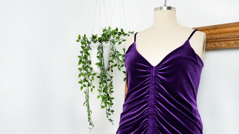 free drawstring dress sewing pattern hack