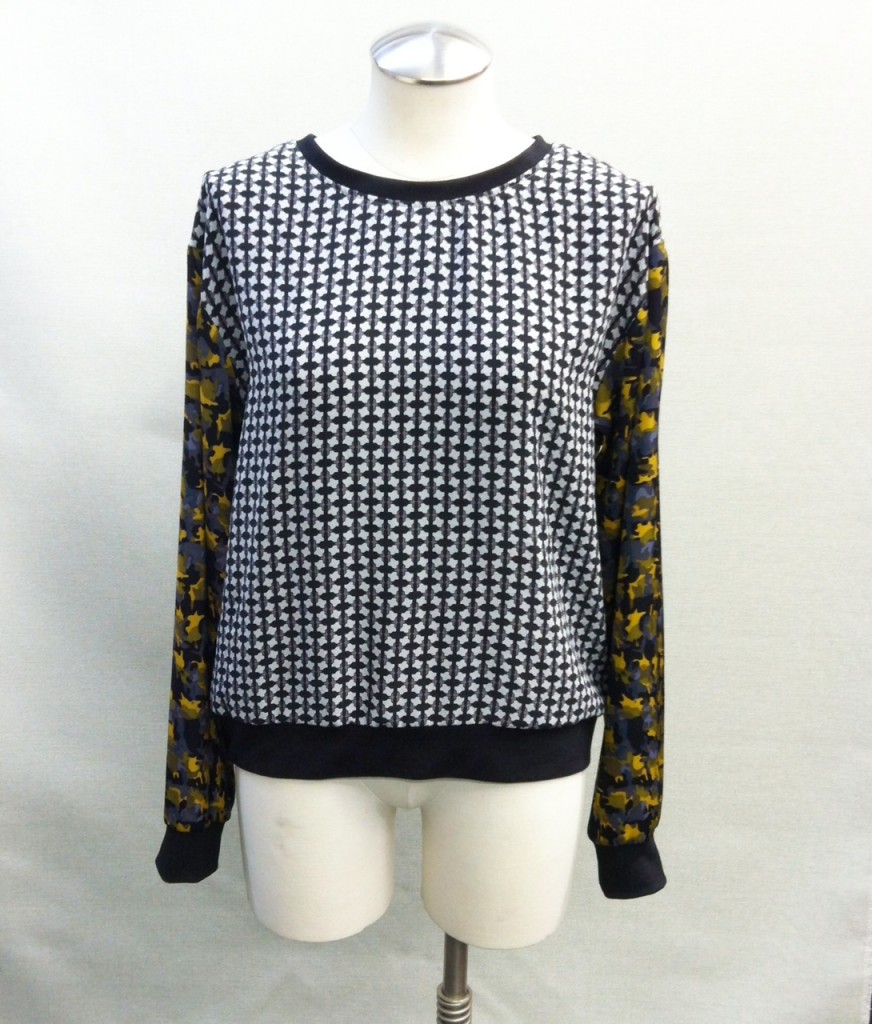 silk sweatshirt Mood Fabrics