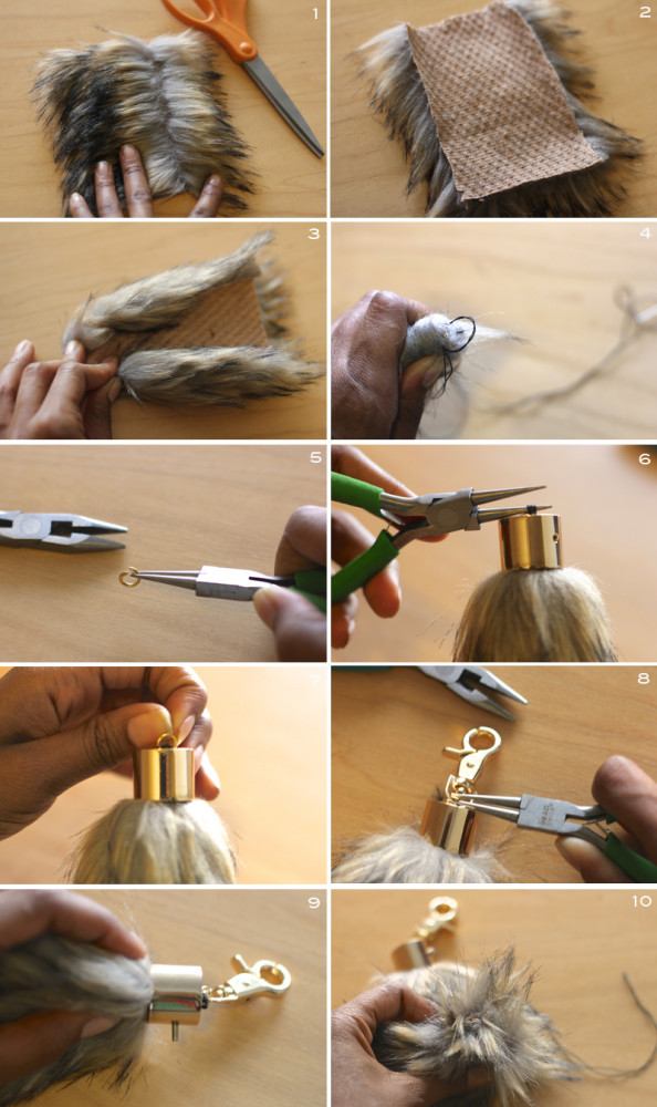 Faux Fur Pompom 3