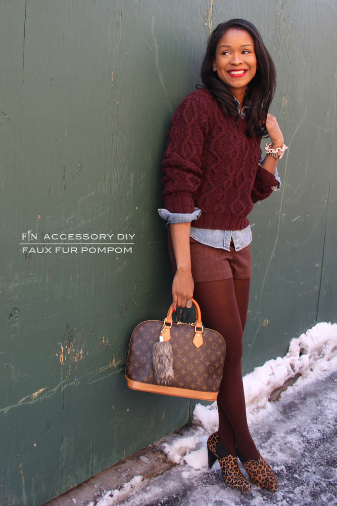 Faux Fur Pompom 4