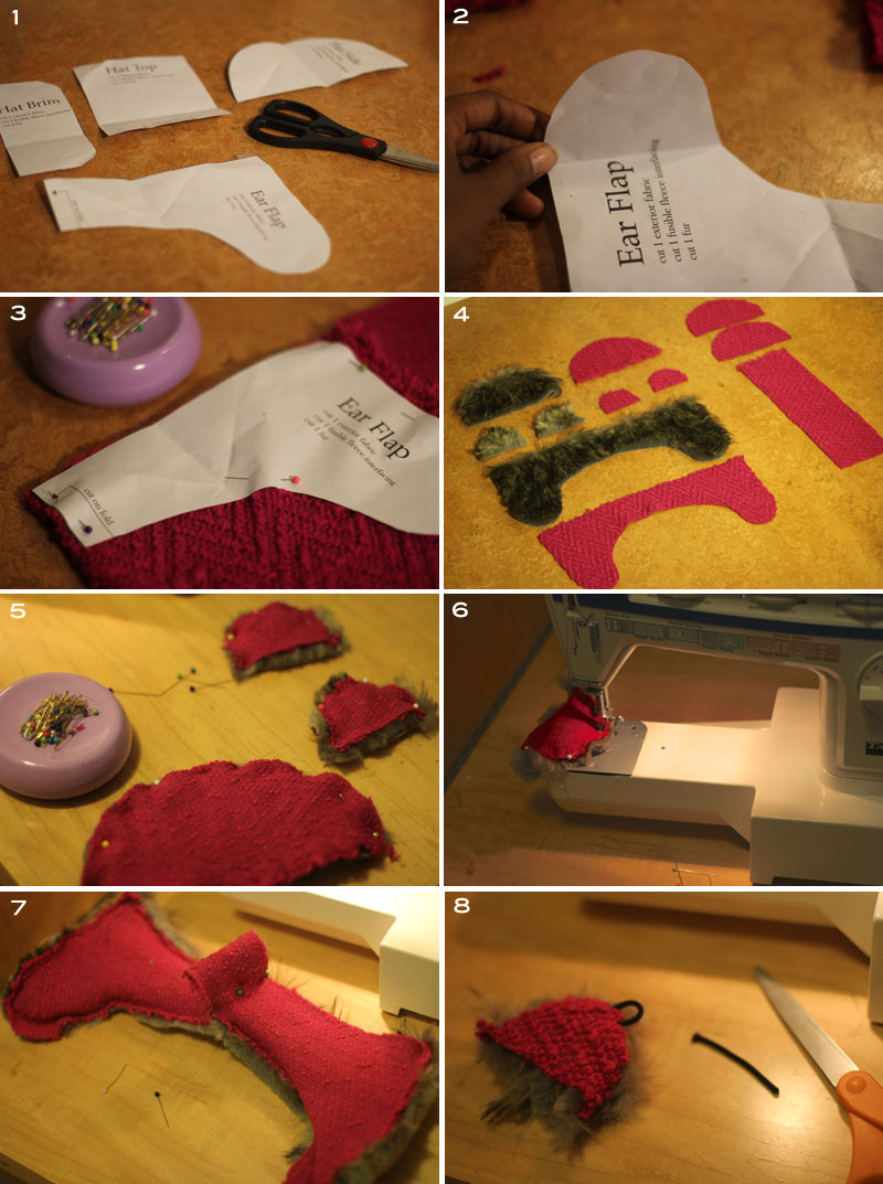 Mood Fabrics DIY: Russian Fur Hat with Ear Flaps