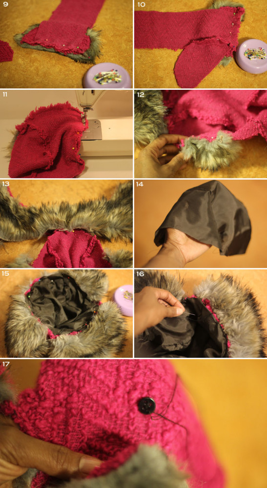Mood Fabrics DIY: Russian Fur Hat with Ear Flaps
