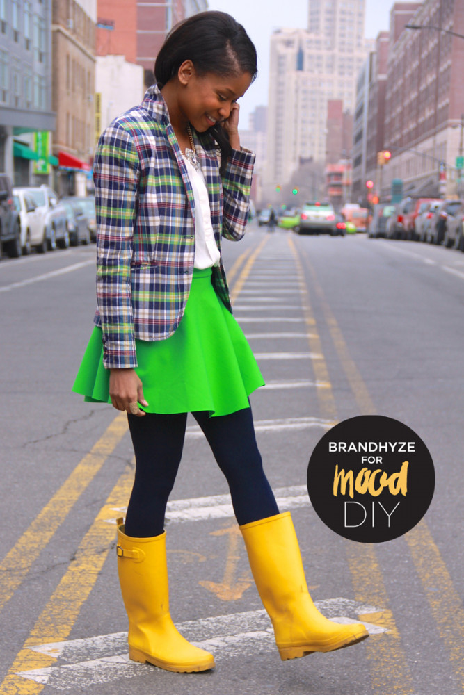 Zippered Full Circle Skirt 1