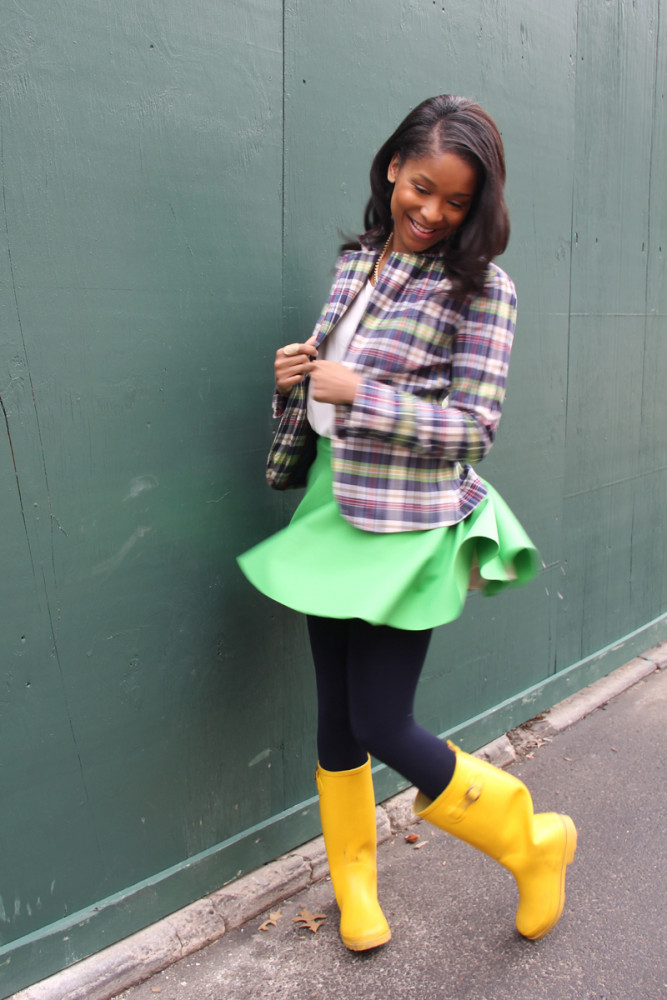 Zippered Full Circle Skirt 5