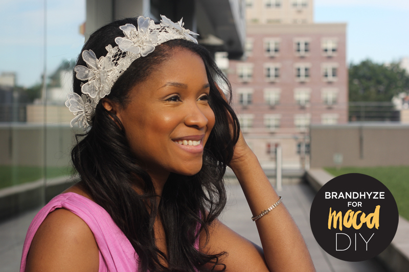 Fabric Floral Crown 1A