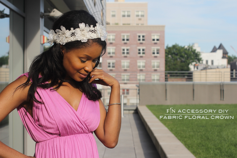 Fabric Floral Crown 6