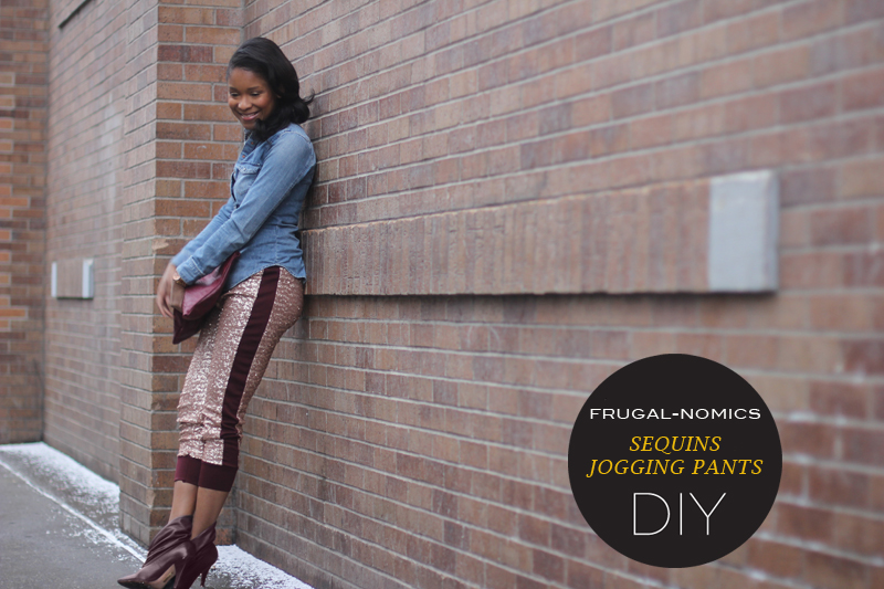Sequins Jogging Pants 5