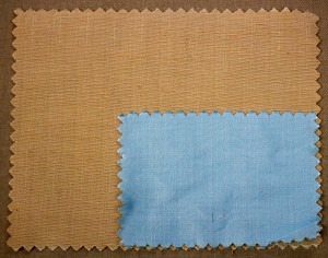 Duopioni featured in Pale Gold;Shantung featured in Pale Blue
