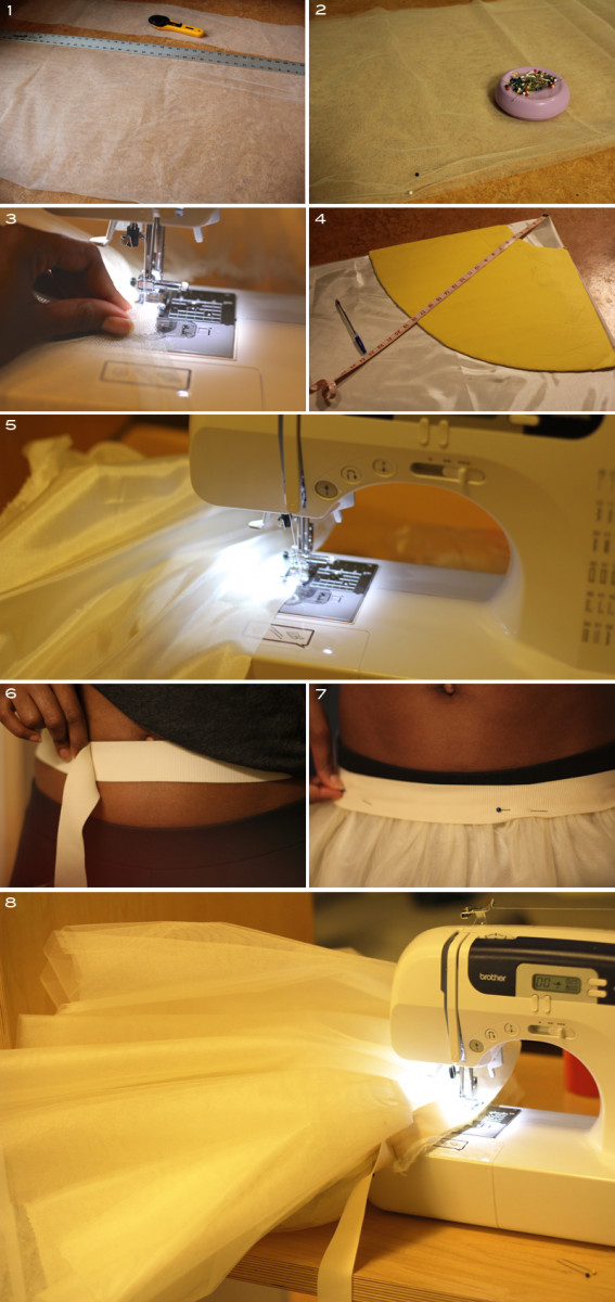 Elastic Waist Tulle Skirt 3
