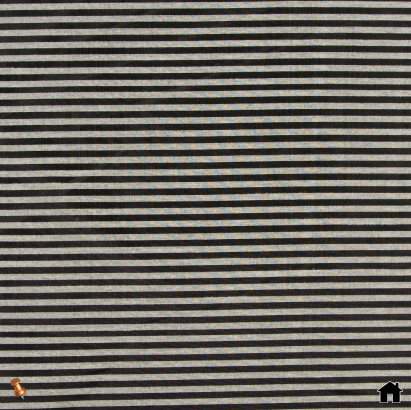 Black/Beige Candy Striped Sheer Woven