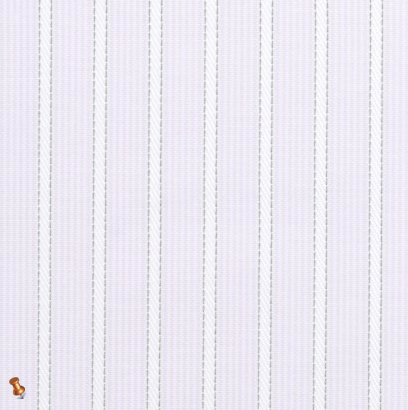 Italian Icy Pale Lavender and White Pencil Striped Cotton Shirting