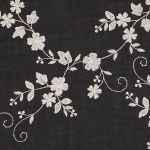 MoodFabricsFloralEmbroidered