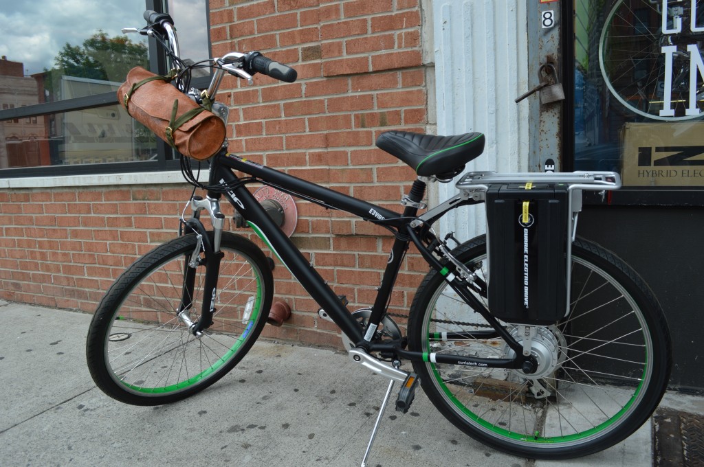 Embossed Vinyl Bike Satchel