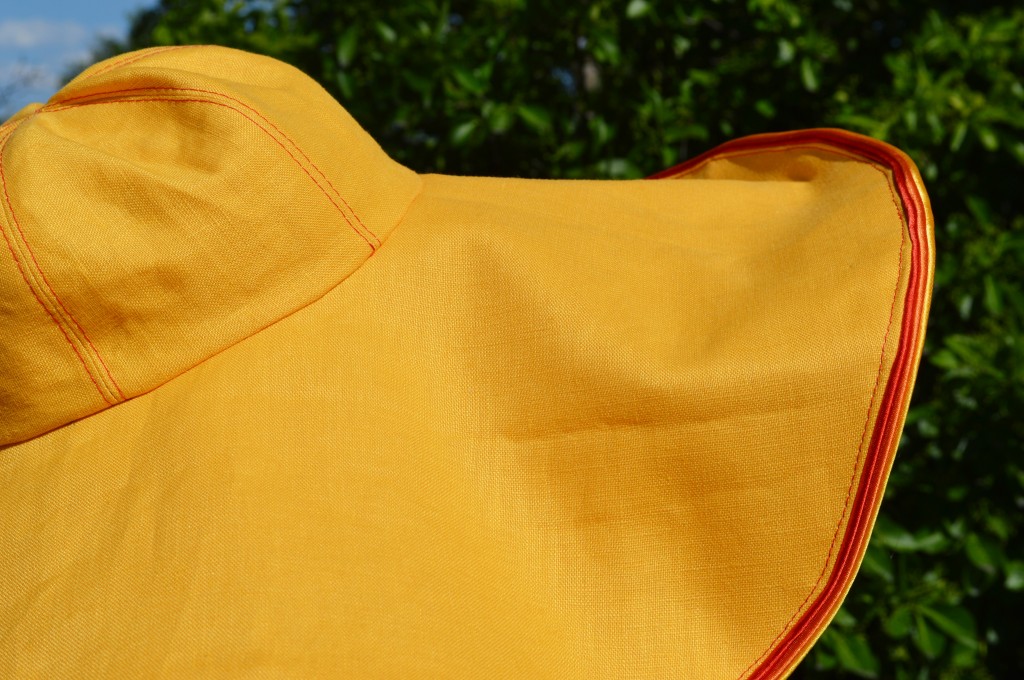 sewing diy sun hat