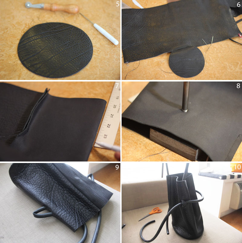 Pebbled Drawstring Bag4