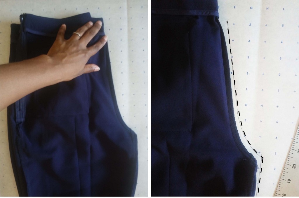 view at cf seam adjust