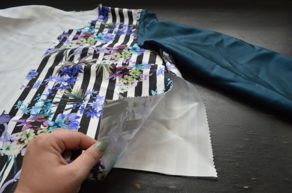 sewing reversible bomber jacket