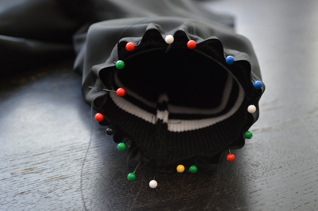 sewing reversible bomber jacket
