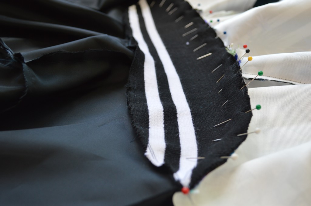 sewing reversible bomber jacket