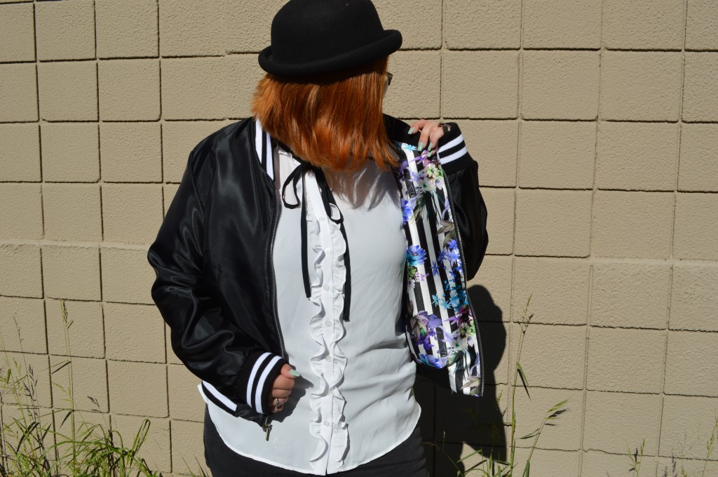 sewing reversible bomber jacket