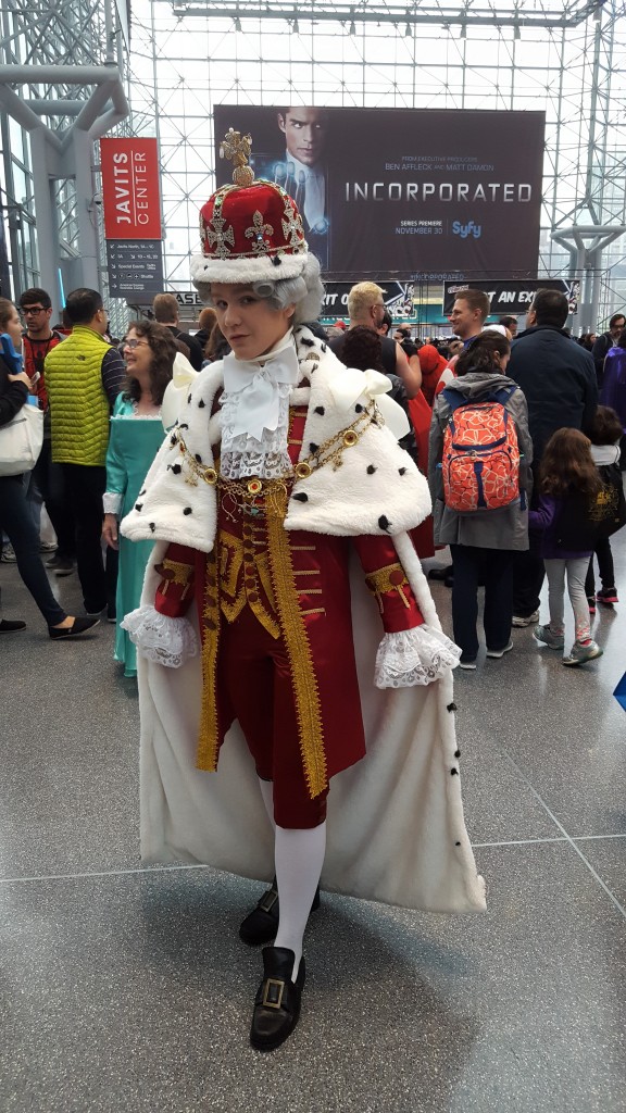 hamilton king george cosplay nycc