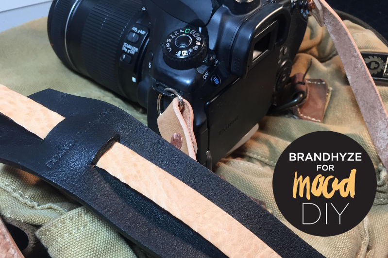 2 Tone Leather Camera Strap1