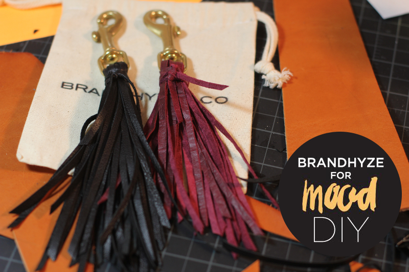 Leather Tassel Keychain1