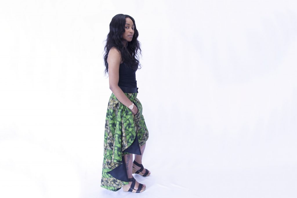 African Print Detachable Skirt