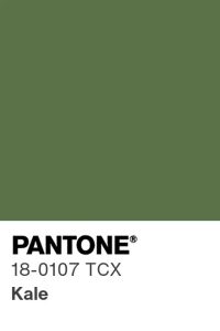 Pantone Kale Color Swatch