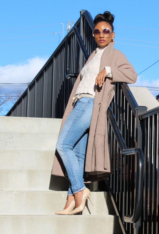 Wool Wrap Coat