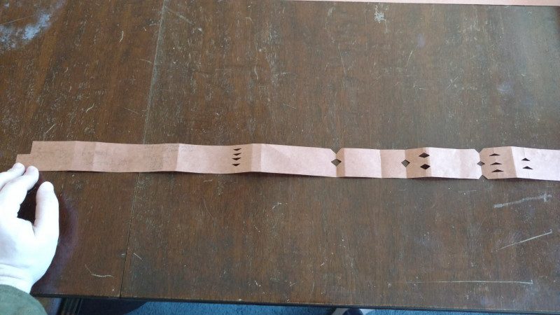 18th century tape measure