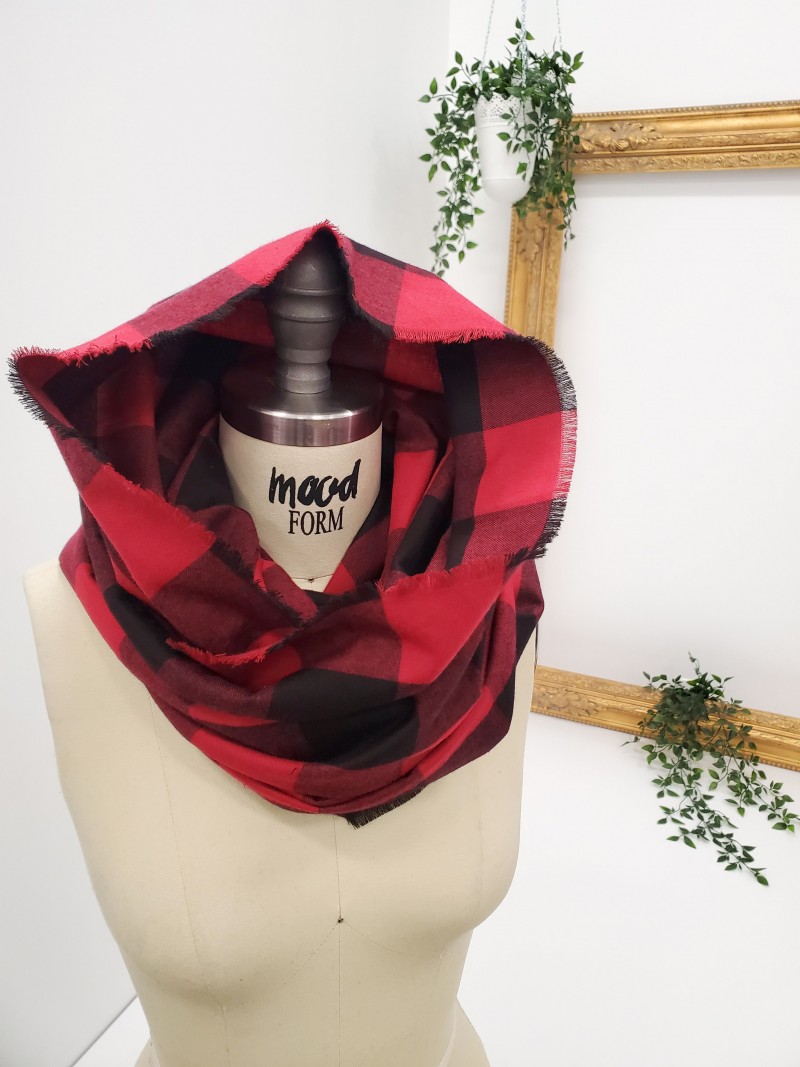 diy blanket scarf