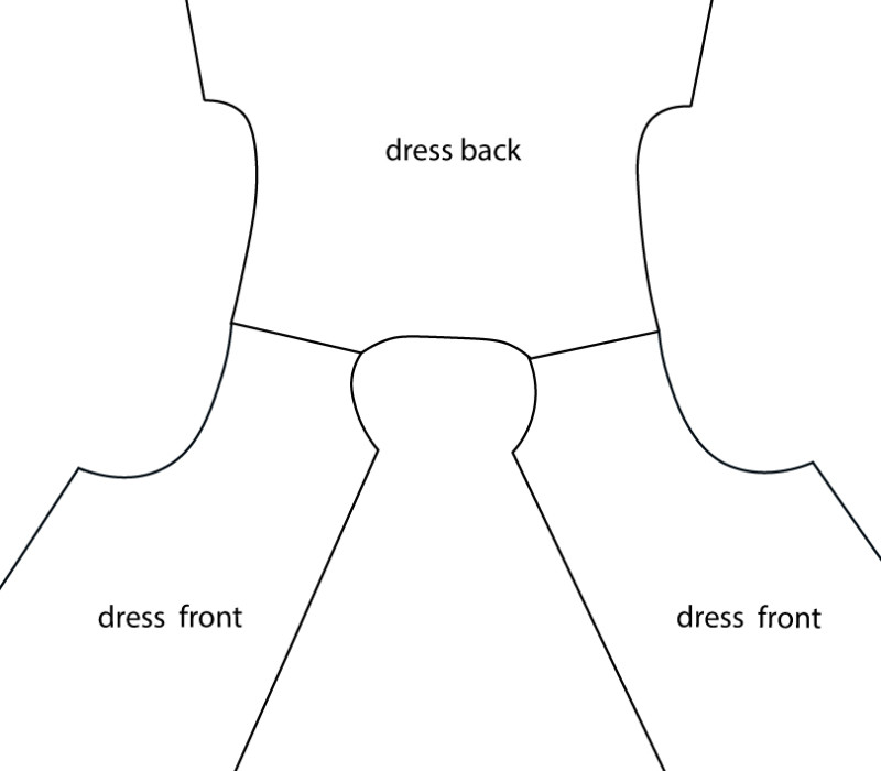 how to make an a line dress without a pattern Sway- A line dress main image 1