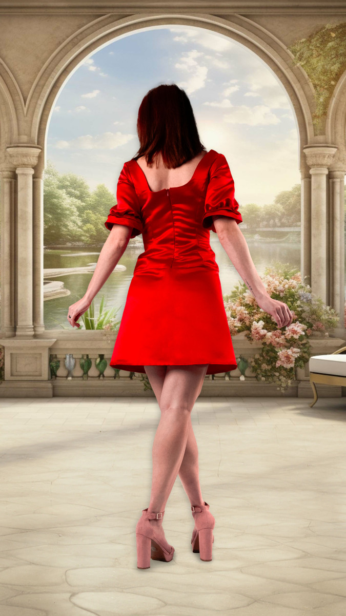 The Memoir Dress Model Photos