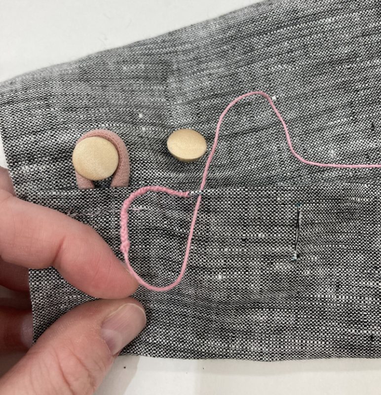27 - Attach Chain Stitch Loop