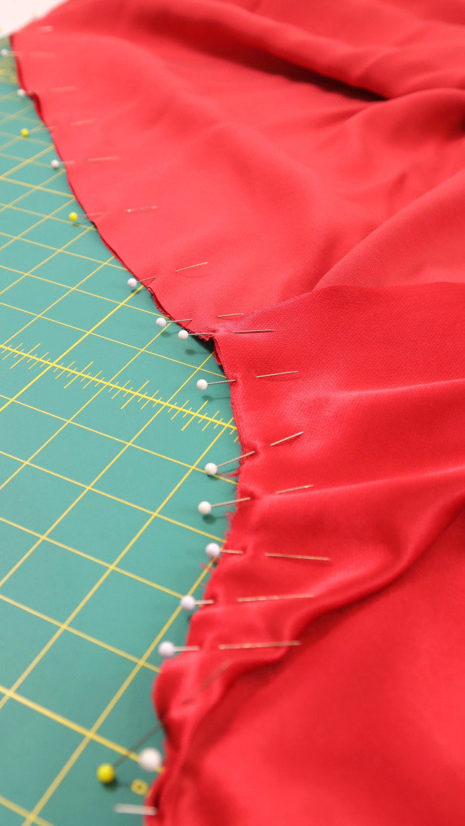 The Vixen Slip Dress: How to sew the side seams