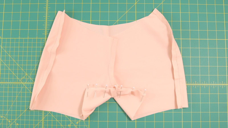 The Olympia Tennis Dress: How to sew the inseam of the shorts