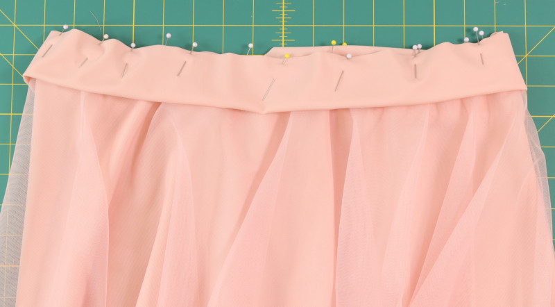 The Olympia Tennis Dress: How to the skirt waistband
