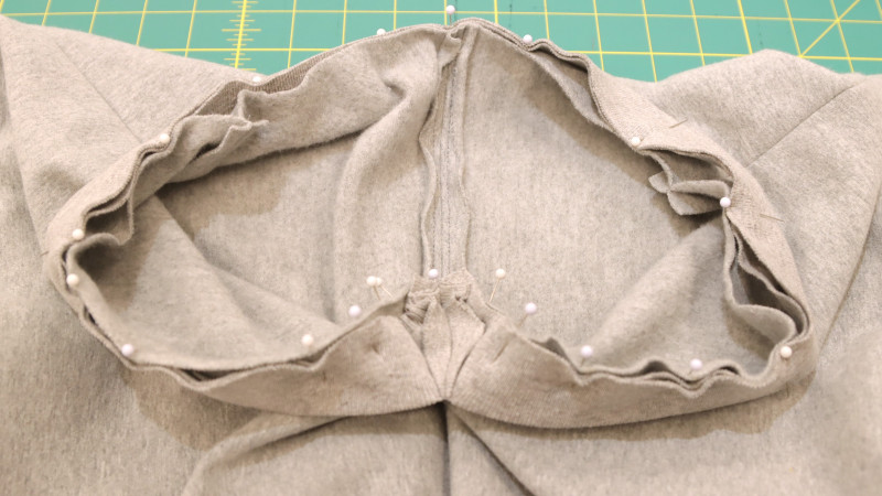 How To Sew V Shaped Neck Band Around The Entire Neckline Of The Bivalvia Beach Romper In Stretch Cotton Fashion Fabric