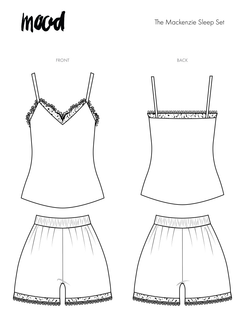 MDF389-The Mackenzie Sleep Set Technical Drawings