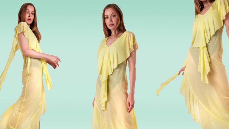 The Hilde Ruffled Dress Free Sewing Pattern | Mood Sewciety