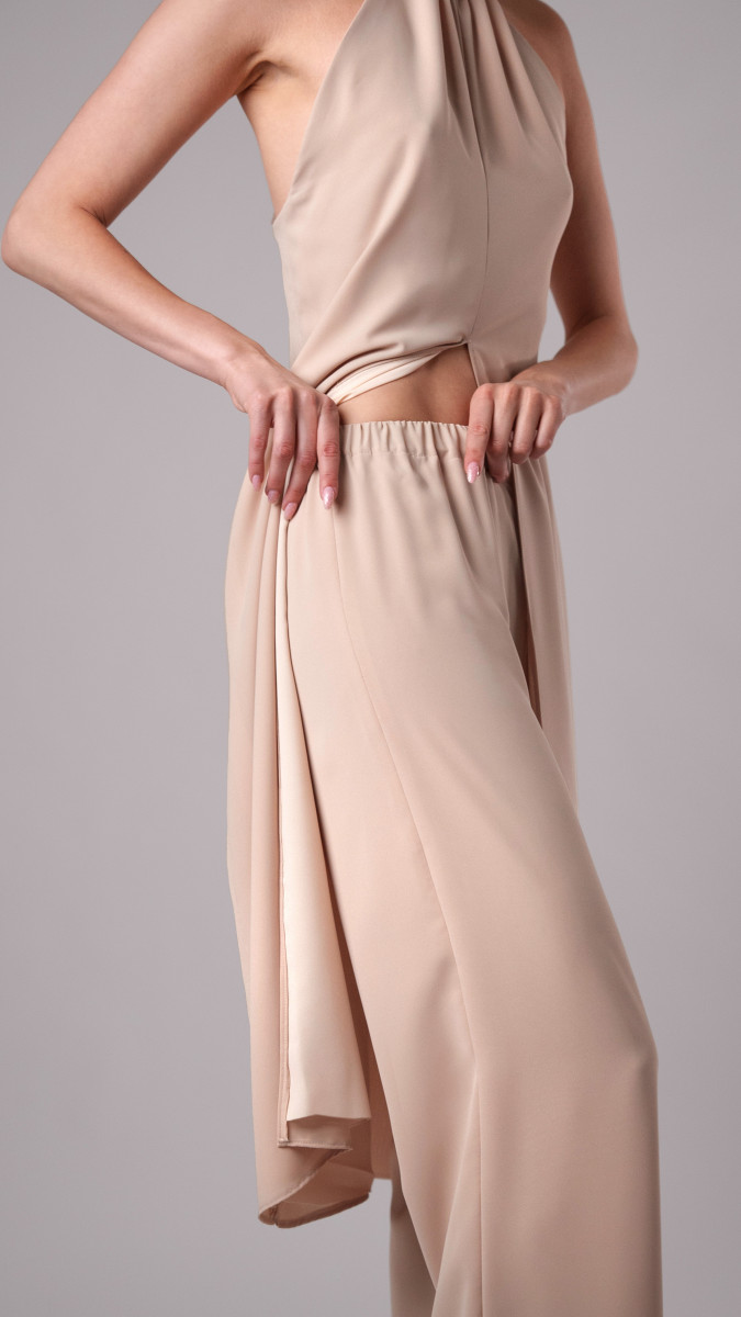 The Thelma Halter Top and The Louise Wide Leg Pants Free Sewing Patterns