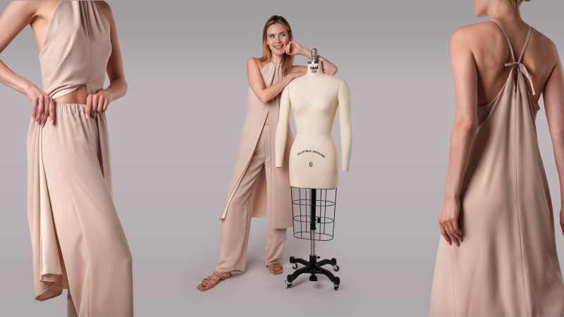 The Thelma Halter Top and The Louise Wide Leg Pants Free Sewing Patterns