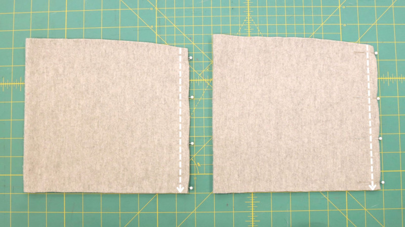 How To Sew The Inseams Of The Sleeves Of The Bivalvia Beach Romper In Stretch Cotton Knit Fashion Fabric