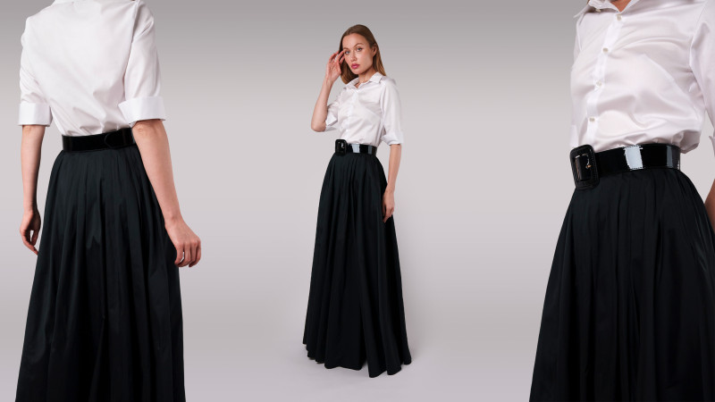 The Bristol Button-up and The Faye Floor-Grazing Skirt Free Sewing Patterns