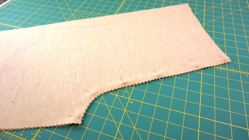 How To Sew The Front Pant Pieces Together at Center Front For The Lydia Loungewear Set In Wool Knit Fashion Fabric