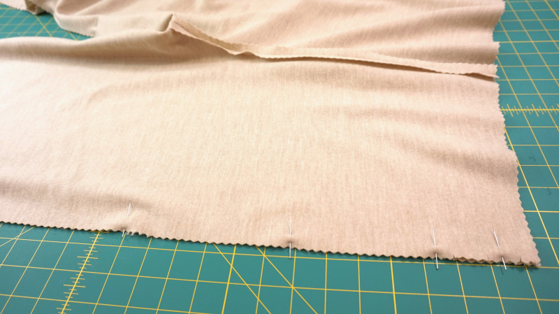 How To Sew Front and Back of The Pants Together at The Side Seams For The Lydia Loungewear Set In Wool Knit Fashion Fabric