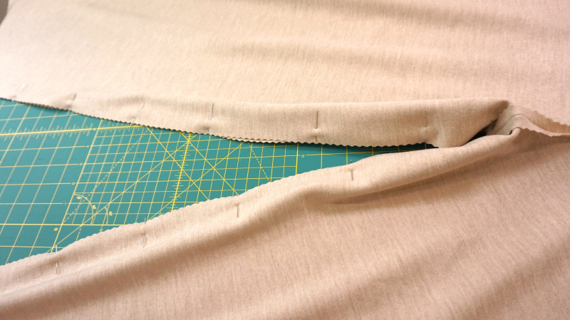How To Sew The Inseam of The Pants For The Lydia Loungewear Set In Wool Knit Fashion Fabric