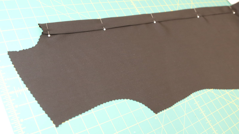 How To Sew The Button Plackets at The Front For The Axel Shirt Dress In Silk Charmeuse Fashion Fabric