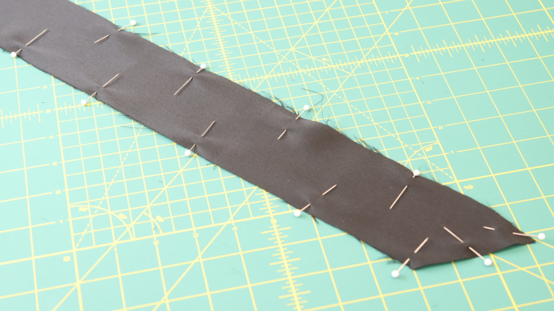 How To Sew The Belt Pieces Together For The Axel Shirt Dress In Silk Charmeuse Fashion Fabric